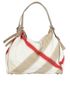 Mega Check, &pound;110, Handbags, Beige/Red, Leather/Nylon (Polymer), Back view